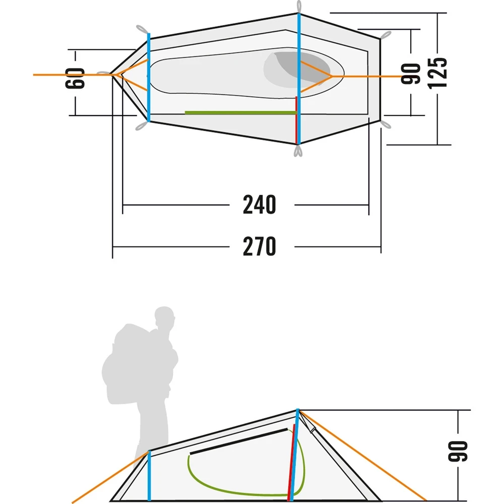 Tatonka Kyrkja Solo Tent Green 10 Tatonka Kyrkja Solo Tent Green - Image 8