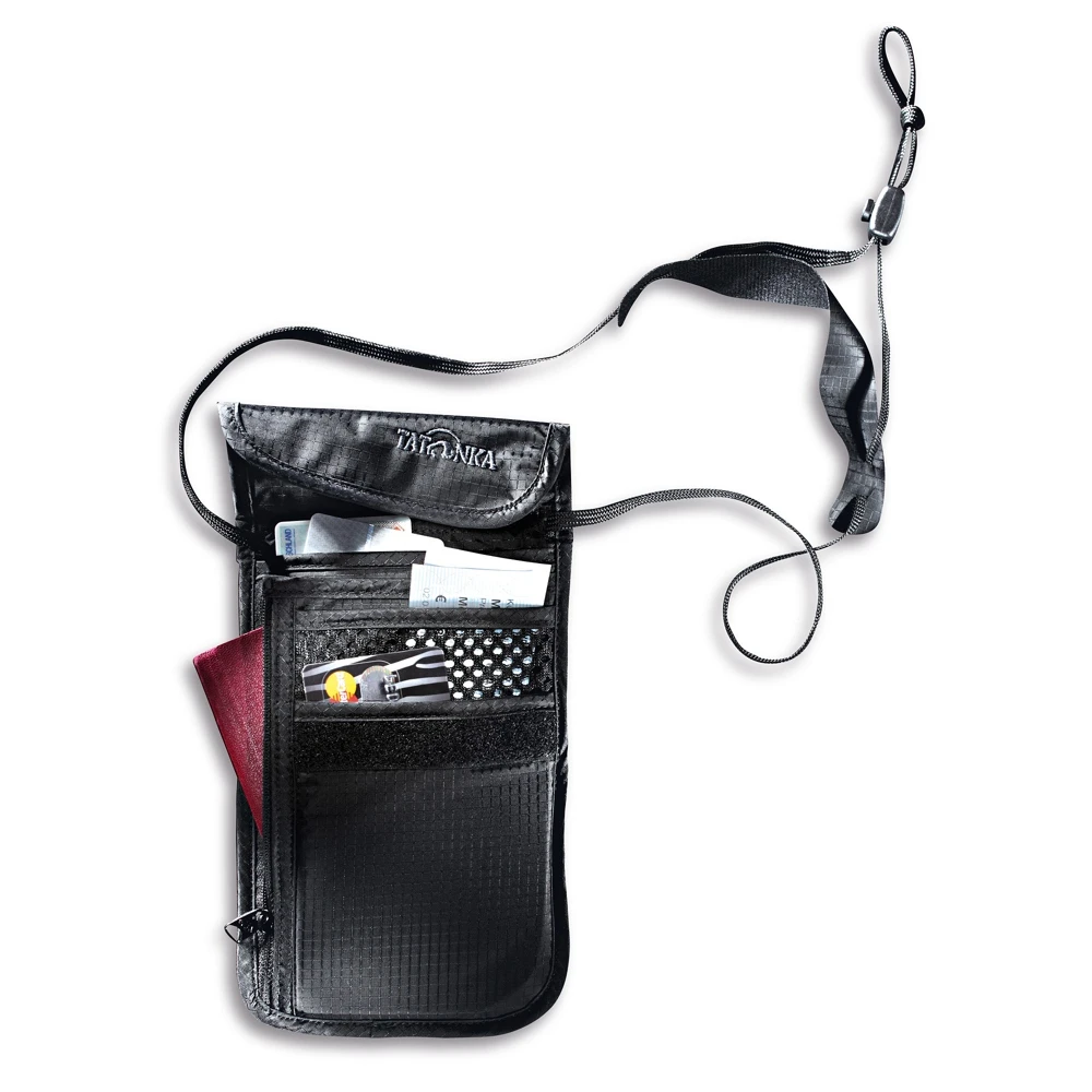 Tatonka Nylon RipStop Neck Pouch Black 4 Tatonka Nylon RipStop Neck Pouch Black - Image 2