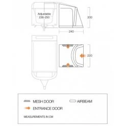 Vango Capella 220 RV Porch Awning With Carpet -Tatonka Shop awn1.4