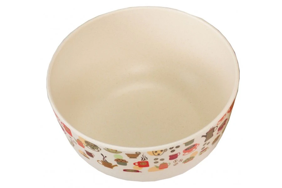 Vango Bamboo Bowl 14cm Coffee Cup Print 3 Vango Bamboo Bowl 14cm Coffee Cup Print