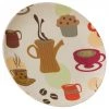 Vango Bamboo Small Plate 20cm Coffee Cup Print
