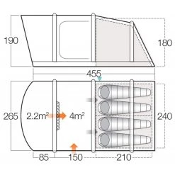 Vango Capri 400 4P Tent